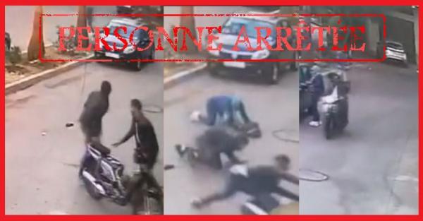 أمن سلا ينجح في توقيف المتورط في فيديو تعنيف سيدة والبحث جار عن شريكه